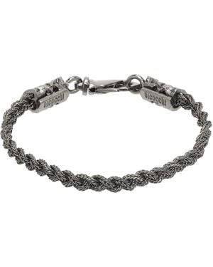 Emanuele Bicocchi Bracelet Tressé - Noir