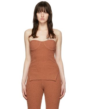 Helmut Lang Ssense Exclusive Brown Camisole - Multicolour