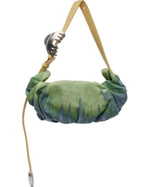 DIESEL Grab-D-Small Scrunched Bag - Green