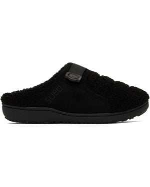 A.P.C. Subu Edition Belt Line Slippers - Black
