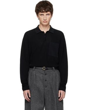 Jacquemus 'Le Polo Tricot' Polo - Black