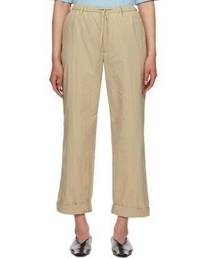 Nanushka Beige Morris Trousers - Natural