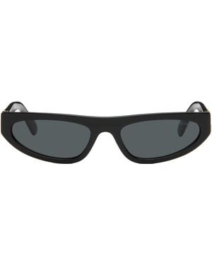 Miu Miu Cat Eye Acetate Sunglasses - Black