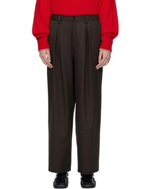 Ssstein Easy Wide Pants - Red