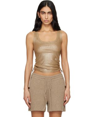 Burberry Festival Viscose Tank Top - Orange