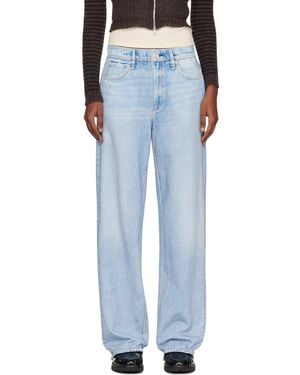 Rag & Bone Rb Miramar Wide-Leg Jeans - Black