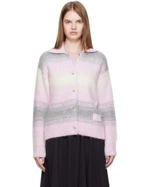 KENZO Paris Speed Stripe' Cardigan - Pink