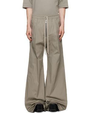 Rick Owens Taupe Tower Wide Bela Trousers - Brown