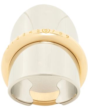 MM6 by Maison Margiela Vitrine Wedding Ring - Metallic