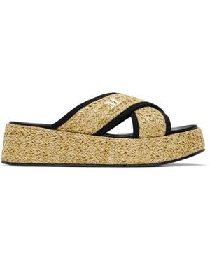 Max Mara Tan & Braies Sandals - Black