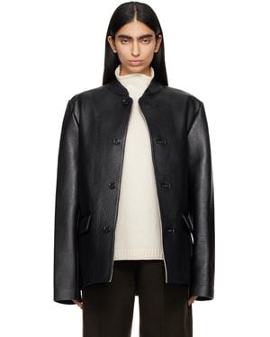 RIER ウォーカージャケット M ブラック RIER | Walker jacket black | 100% natural wool | made in