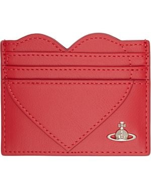 Vivienne Westwood Heart Card Holder - Red