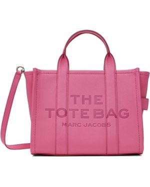 Marc Jacobs ピンク 'The Leather Medium' トートバッグ