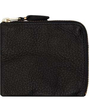 Comme des Garçons Washed Wallet - Black