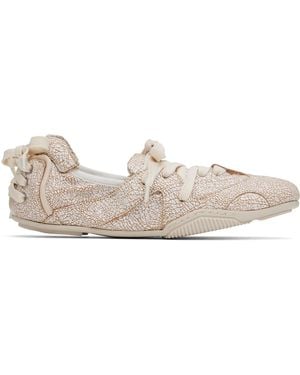 Acne Studios Lace-Up Leather Sneakers - White
