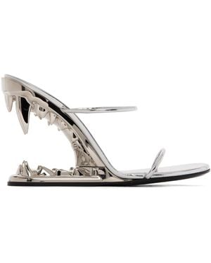 Gcds Silver Morso Heels - Black