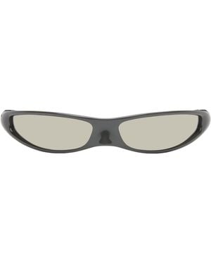 Balenciaga Mirrored Sunglasses - Black