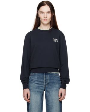 A.P.C. Boxy 'Rue Madame' Sweatshirt - Black