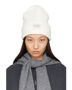 Rag & Bone Blake Rib-Knit Beanie - Grey