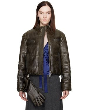 Saks Potts Franklin Leather Jacket - Black