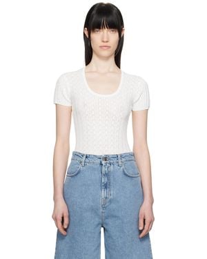 Loulou de Saison Off- Silas Bodysuit - Blue
