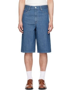 A.P.C. Westland Denim Shorts - Blue