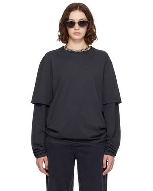Still Kelly Layered 'Winner' T-Shirt - Black