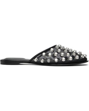 Alexander Wang Rhodes Flat Slippers - Black