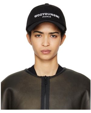 WOOYOUNGMI Embroidered Ball Cap - Black