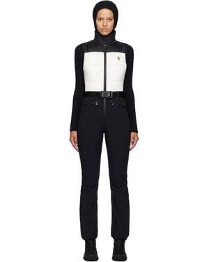 Moncler Ski Suit Down Jumpsuit - Black