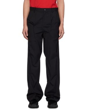 Kusikohc Tailored Rivet Trousers - Black