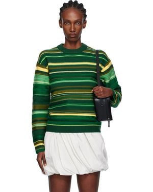 JW Anderson Multi Stripe Jumper - Green