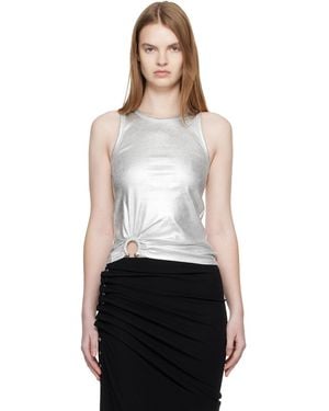 Rabanne Signature Piercing Tank Top - Black