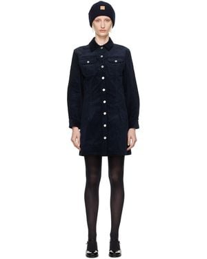 A.P.C. Bonnie Midi Dress - Black