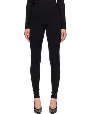 Alaïa Wool Leggings - Black