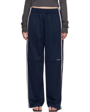we11done Color-Block Track Pants - Blue