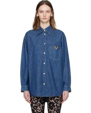Valentino Chambray Shirt - Blue