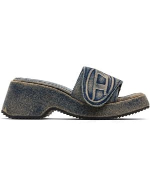 DIESEL Sa-Oval D Pf W Heeled Sandals - Black