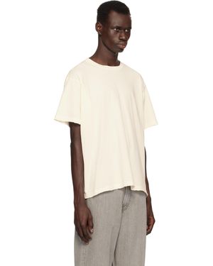 【関税込み】John Elliott オフホワイト Folsom サーマルTシャツ JOHN ELLIOTT Folsom Cropped LS Tee in Vintage White | REVOLVE