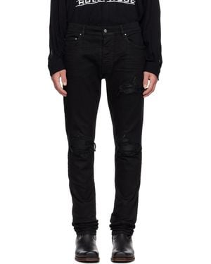 Amiri Waxed Mx1 Jeans - Black