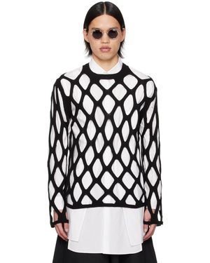 COMME DES GARÇON BLACK ブラック カットアウト プルオーバー