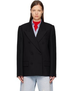 Acne Studios Double-Breasted Blazer - Black