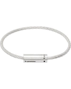 Le Gramme Cable 'Le 9G' Bracelet - Black