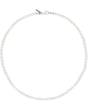 Emanuele Bicocchi Baroque Pearl Necklace - White
