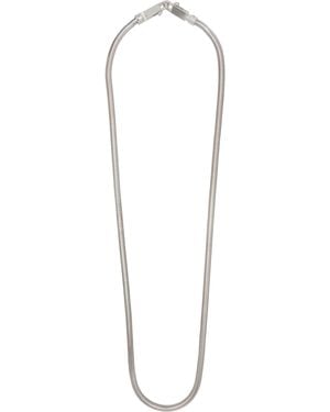 Rick Owens Snake Chain Crossbody Strap - Black