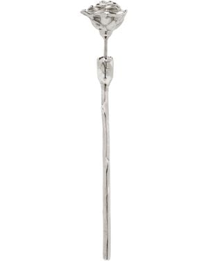 ALAN CROCETTI Rose Single Earring - Black