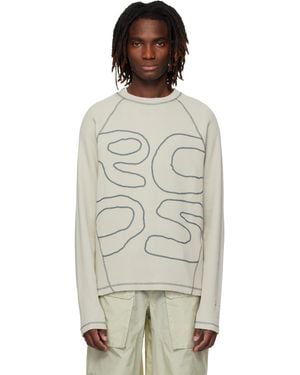 RCOS Stack Logo Waffleknit Longsleeve T-Shirt - Multicolour