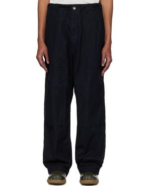 Engineered Garments ネイビー ペインターパンツ - ブラック