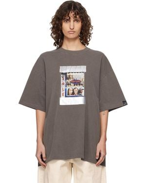 Martine Rose Oversized 'Salon' T-Shirt - Grey