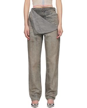 DIESEL D-Thalira Slim High Waist Jeans - Black